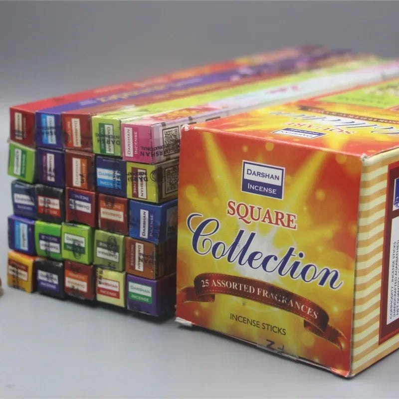 10/25 box/lot Smell India Stick Incense Tibetan Lavender White sage Sandalwood Natural Home Fragrance Household Indoor Clean Air