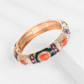 Enamel Bracelet For Women Bangle On Hand Hawaiian India Cloisonne African Jewelry Women's Hand Bracelets Bohemian Designer Gifts
